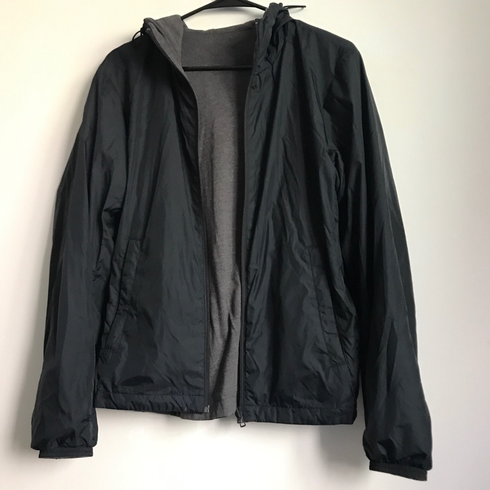 reversible windbreaker and jacket